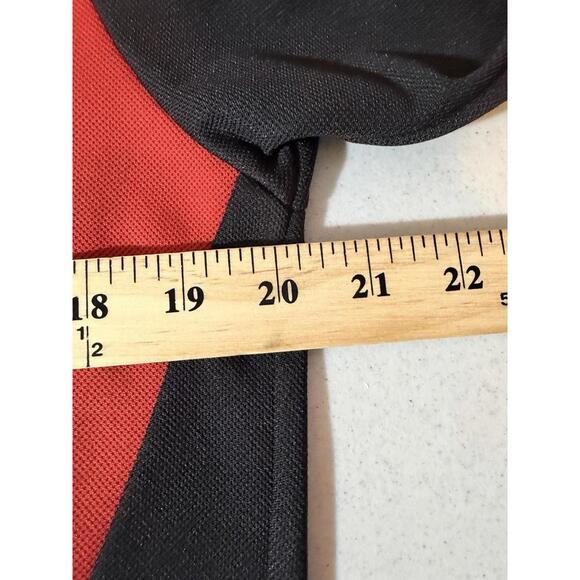 Manchester United Long Sleeve Pullover NO SIZE TAG Black Red Man U Soccer - Picture 5 of 7